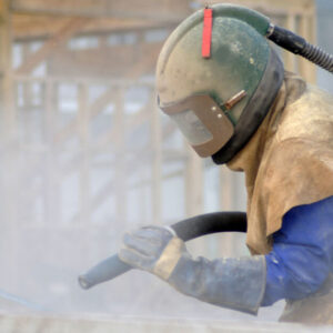 sand blasting