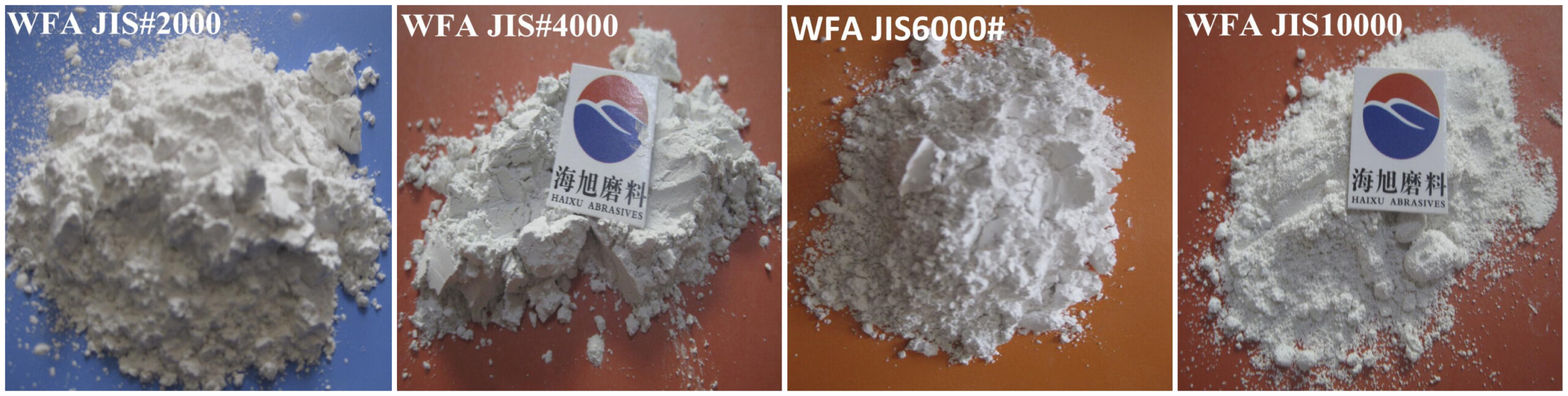 What is the difference between rough grinding, fine grinding and fine polishing? What type of white fused alumina is used for each? Knowledge -2-